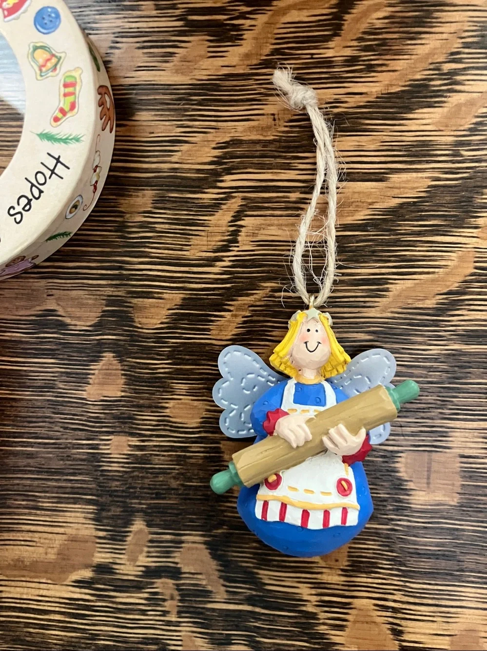 Cute baking angel country Christmas ornament Gooseberry Patch NIB